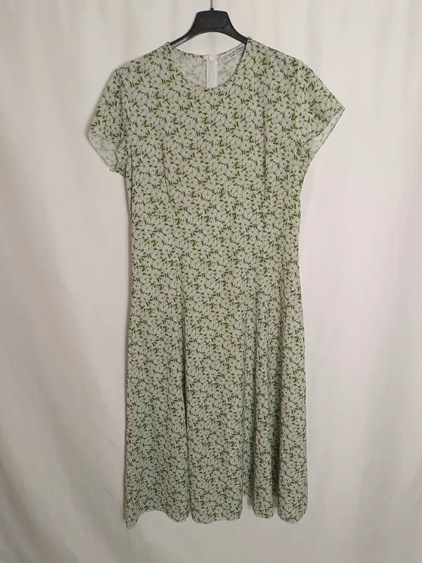 VALENTINA. Vestido azul flores T.l