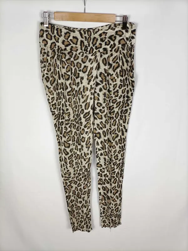 VERALUCI.Pantalones animal print T.m