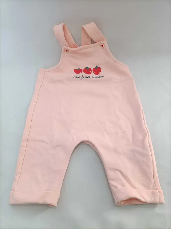 VERRBAUDRT. Peto rosa fresas T.3 meses
