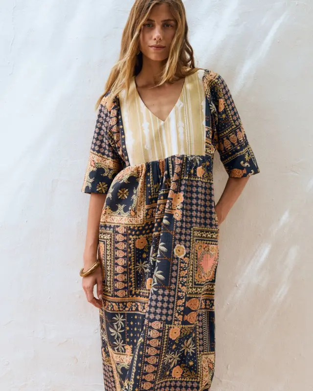 Vestido AURORA Tropical sundown
