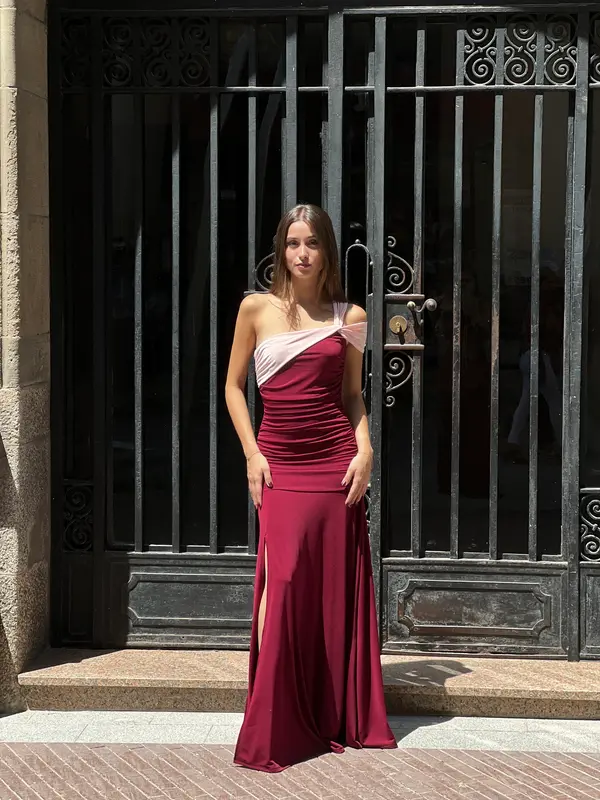Vestido bilcolor Bianca