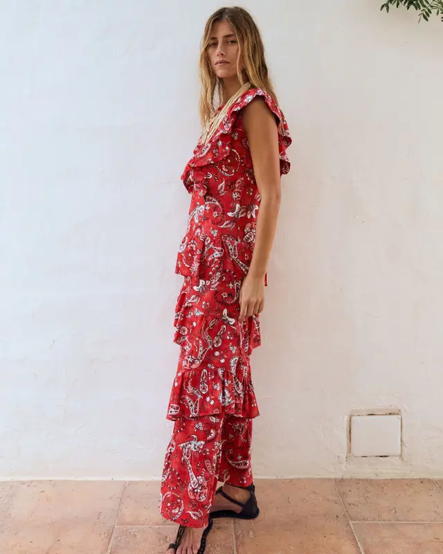 Vestido BRIANA Red passion