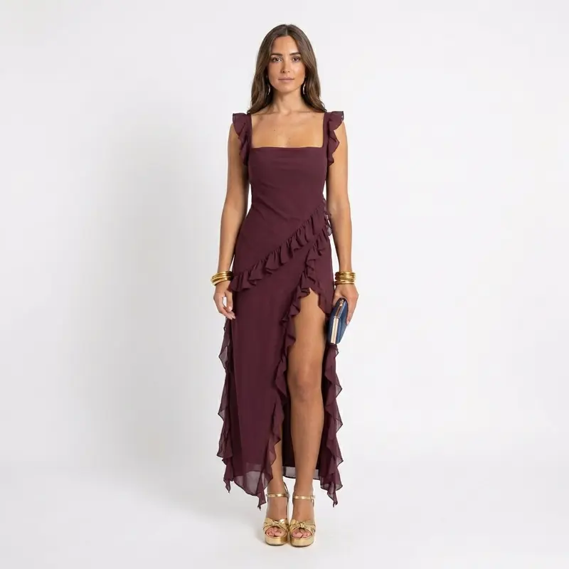Vestido Cia™ | Vestido con volantes y encanto