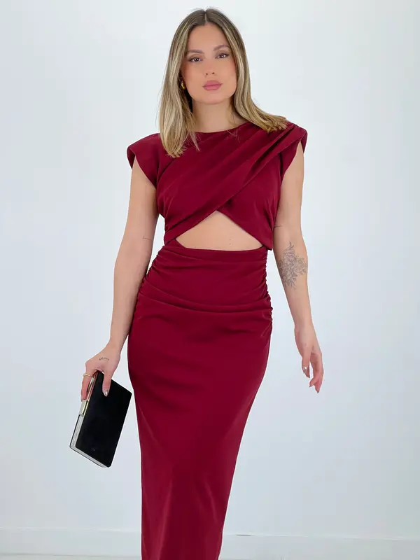 Vestido cut out midi Mirta