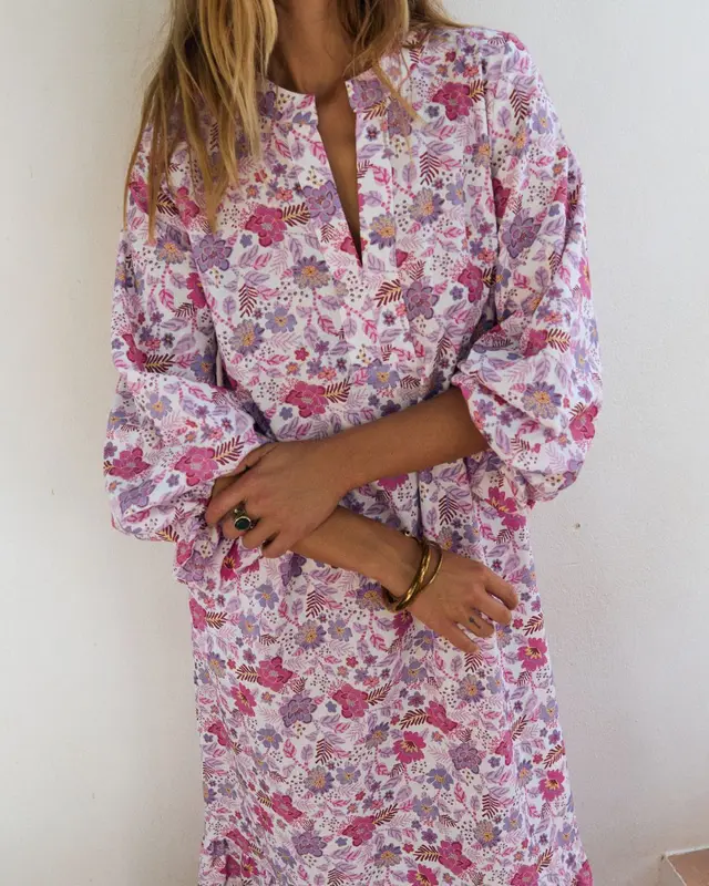Vestido DAKOTA Floral fusion