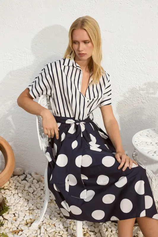 Vestido Daroca Azul Marino