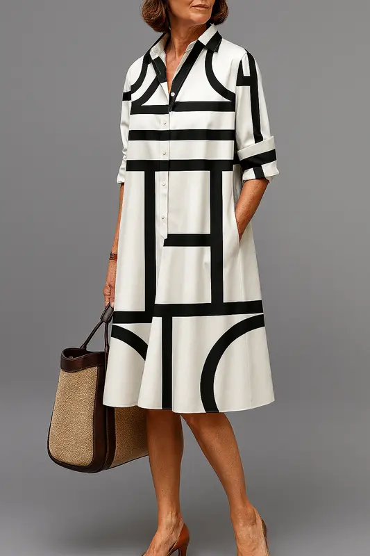 Vestido Elena™ | Vestido midi delicado de estilo elegante