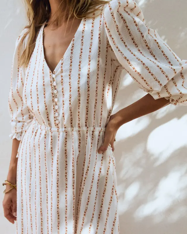 Vestido ELIN Sand flower