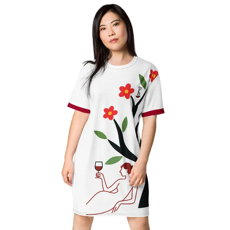 Vestido Flores & Vino – Edición Relax