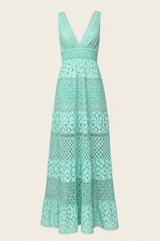 Vestido Largo Alpinia Teal