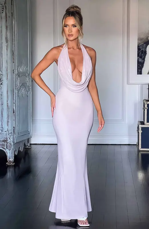 VESTIDO LARGO CHRISHELLE - HUESO