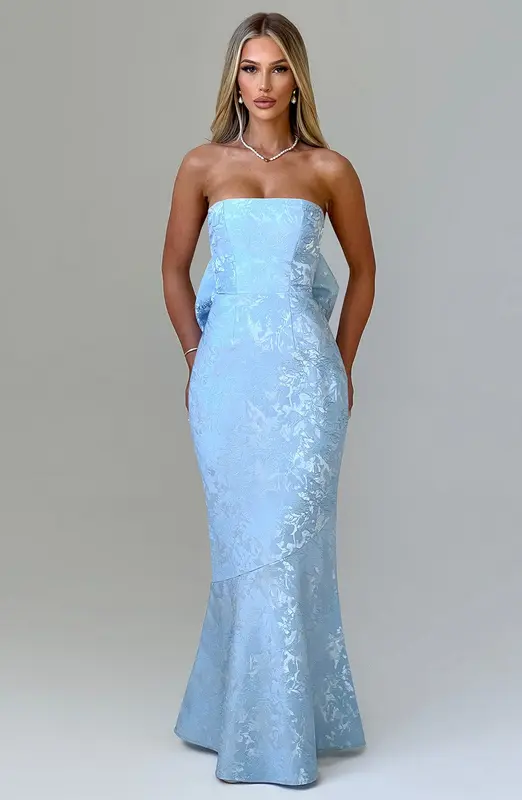 VESTIDO LARGO FELICITY - AZUL