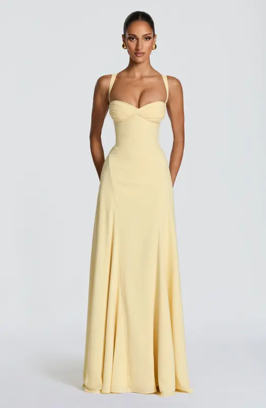 VESTIDO LARGO IRIE - LIMÓN