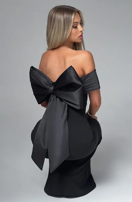 VESTIDO LARGO JOANNA - NEGRO