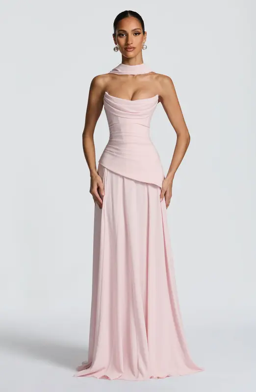 VESTIDO LARGO PATRICIA - ROSA