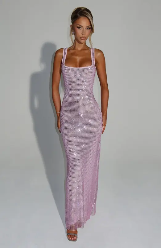 VESTIDO LARGO PETRA - ROSA