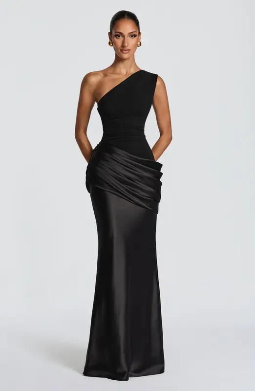 VESTIDO LARGO SADONA - NEGRO