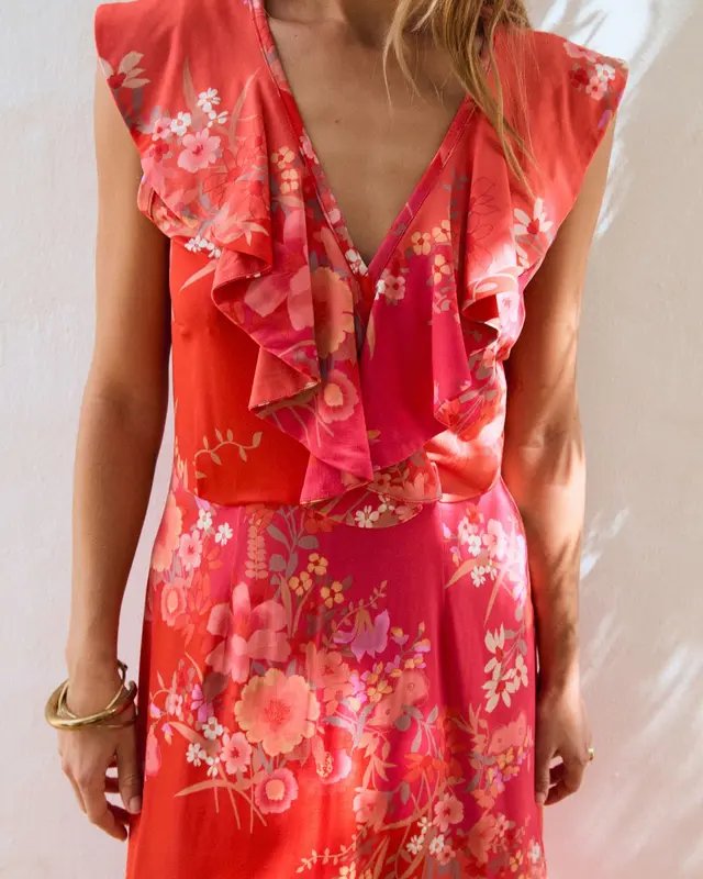 Vestido LOLA Orient red