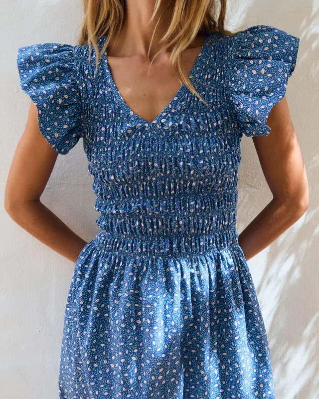 Vestido MARINA Midnight bloom