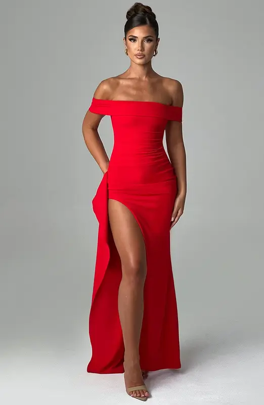 VESTIDO MAXI JOYCE - ROJO