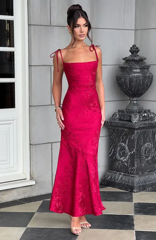 VESTIDO MAXI WHITNEY - ROJO