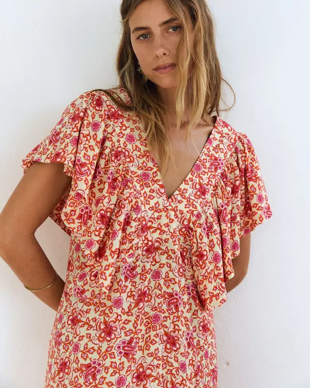 Vestido MEDEA Scarlet bloom