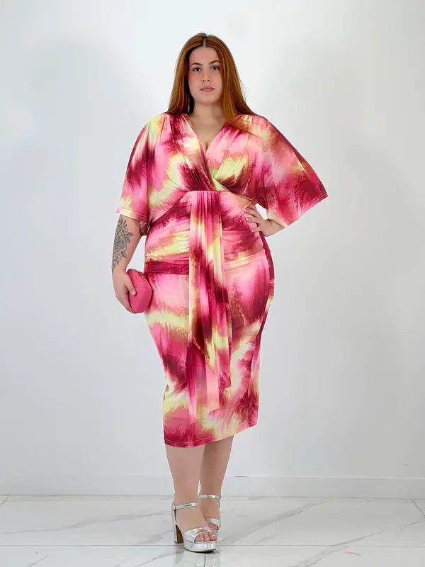 Vestido midi estampado Gabriela