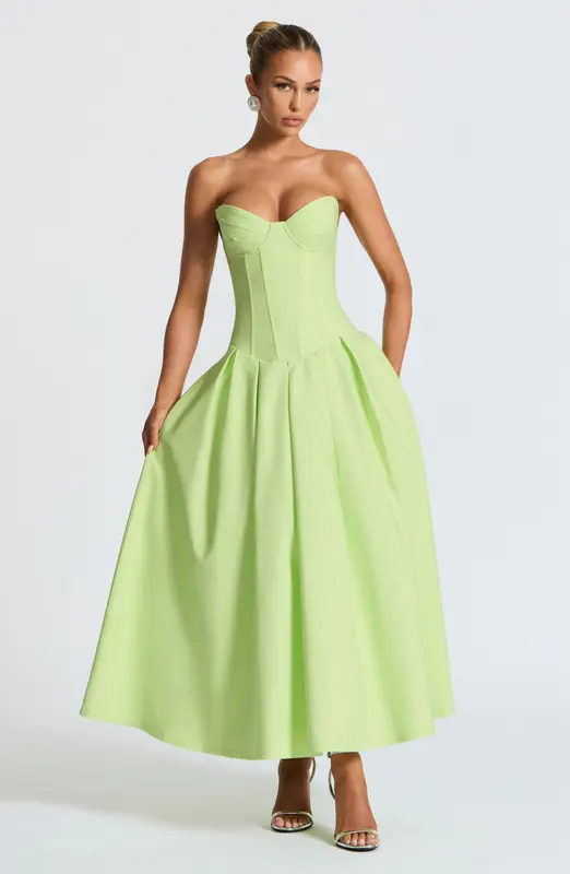 VESTIDO MIDI SALMA - LIMA