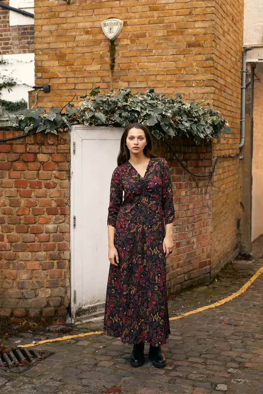 Vestido Pam Winter flowers