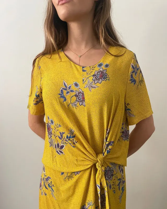 Vestido RACHEL Yellow bloom