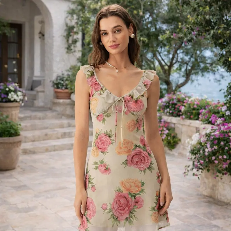 Vestido Sara™ | Elegancia floral con esencia delicada