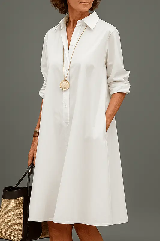 Vestido Sara™ | Vestido midi cuidado de estilo elegante