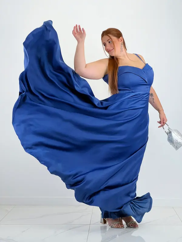 Vestido satinado Lua