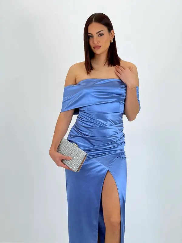 Vestido satinado Tatiana