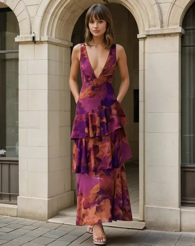 Vestido Sofía™ | Movimiento y elegancia floral en cada paso