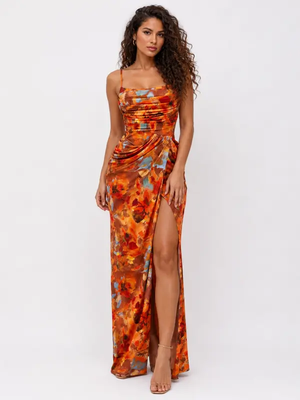 Vestido Tiffany Flores