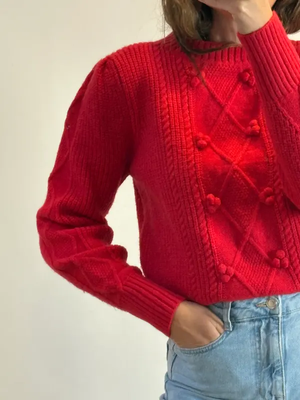 WILD PONY. Jersey rojo bodoques