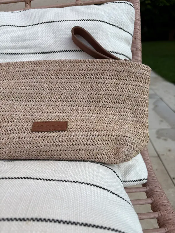 WOMEN´SECRET. Bolso de mano rafia