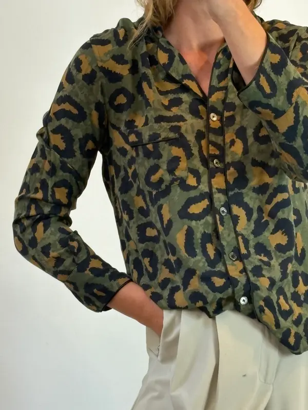 ZADIG & VOLTAIRE . Blusa fluida camo