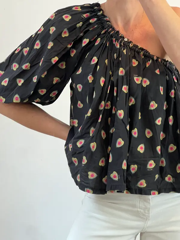 ZADIG&VOLTAIRE. Top estampado asimétrico T.xs