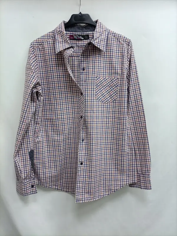 ZARA. Camisa de cuadros T.s