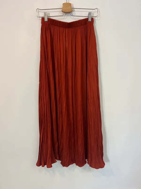 ZARA. Falda larga fluida. T XS/S
