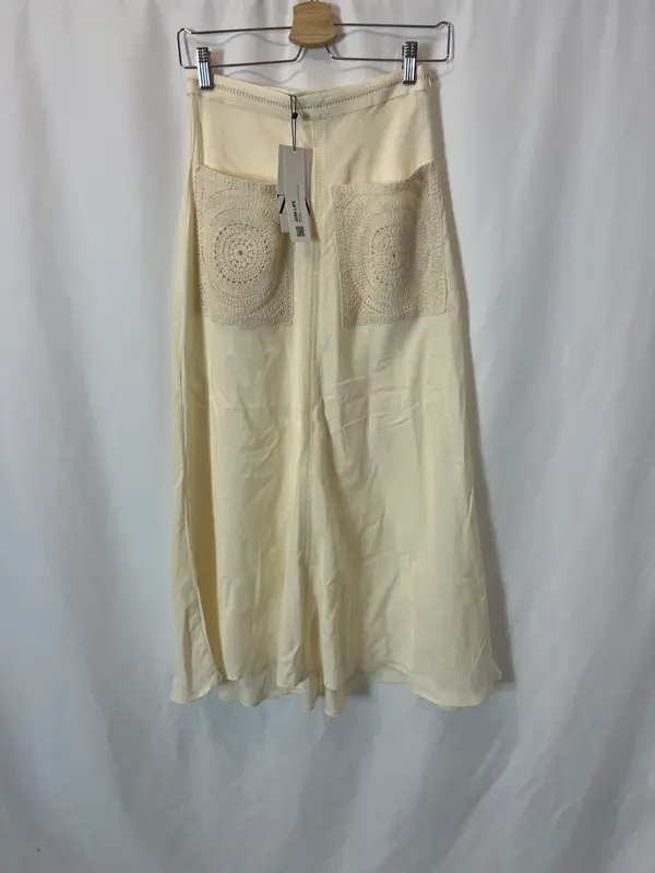 ZARA. Falda mini detalle bolsillos. T XS