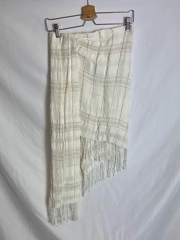 ZARA. Falda textura efecto pareo. T S