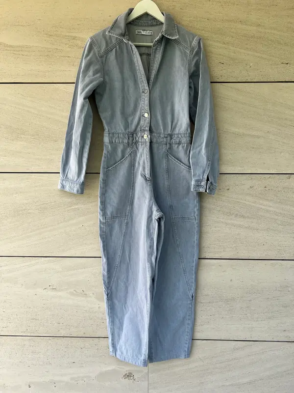 ZARA, Mono largo denim T.s