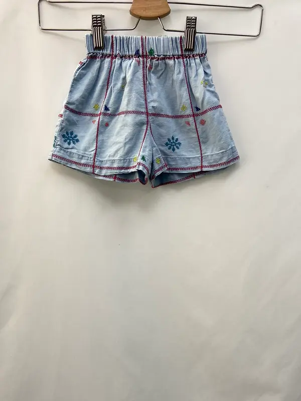 ZARA.Pantalones bordados 9-12 meses