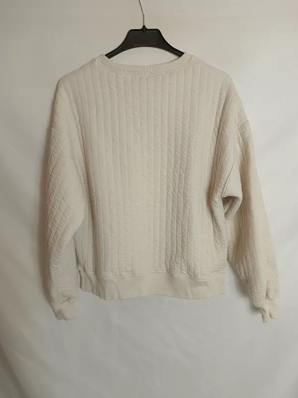 ZARA. Sudadera beige rayas T.13/14(xs)