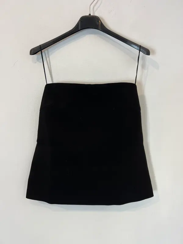 ZARA. Top palabra de honor negro. T S