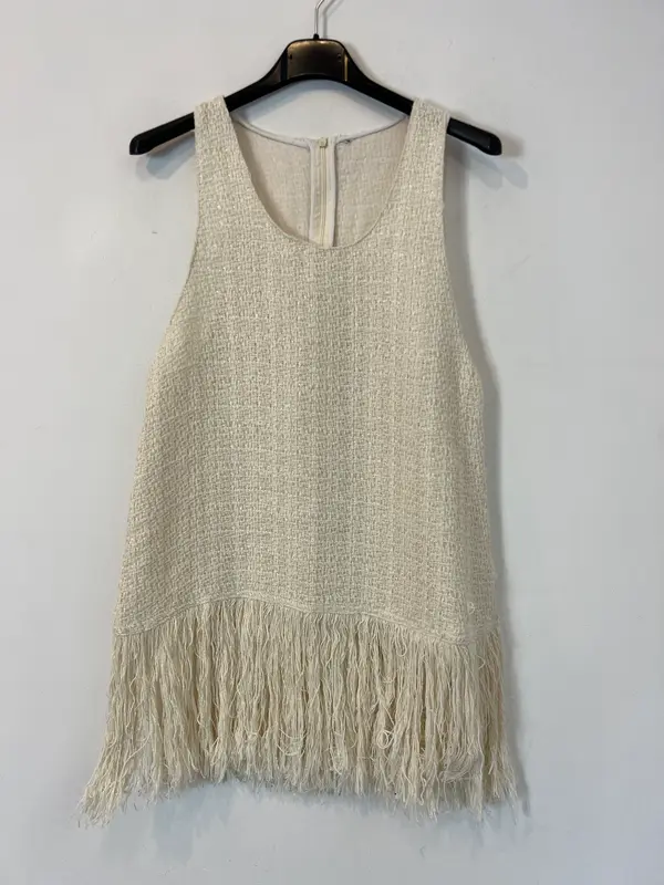 ZARA. Top tweed flecos. T s