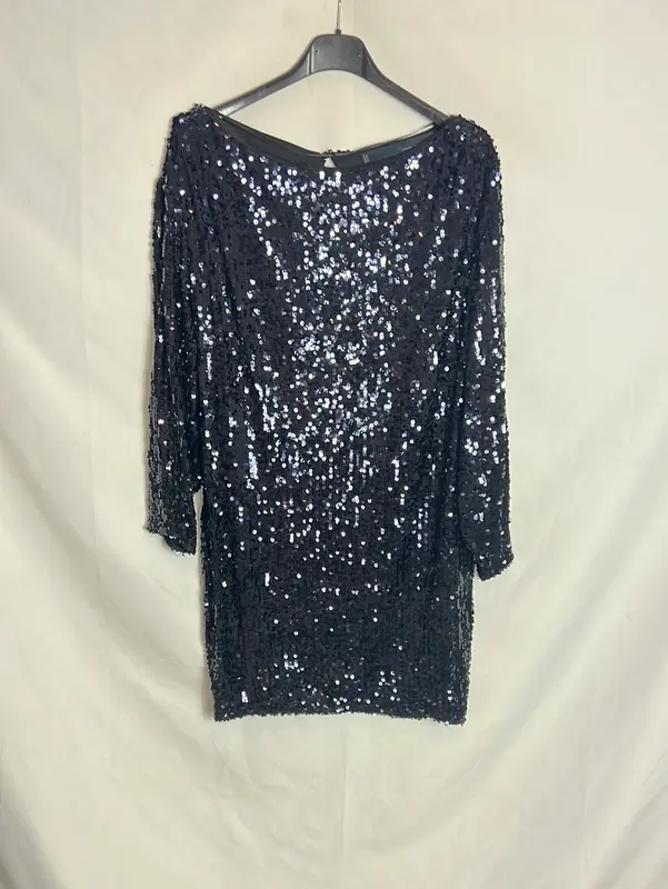 ZARA. Vestido coro lentejuelas. T M